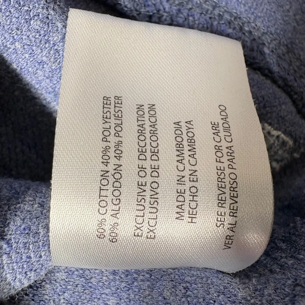 Banana Republic Sweatshirt Mens‎ M Blue Good Raglan Sleeve Crewneck Knit